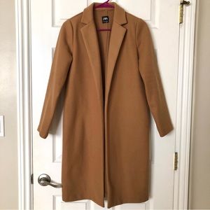 Zara Long Tan Coat